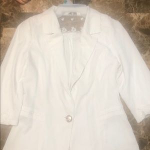 Off white blazer